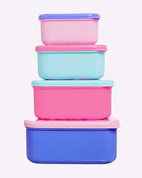 Pack of 4 Snack N Stack Containers