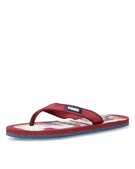 Contour IDP Rhubarb Thong-Strap Flip-Flops
