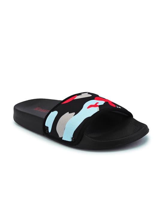 KazarMax Boys Multicoloured Printed Sliders