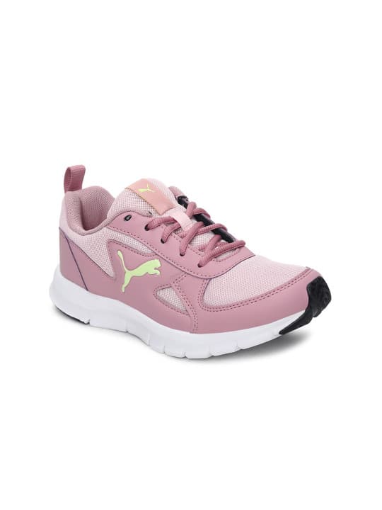 Puma Unisex Kids Pink Textile Running Shoes