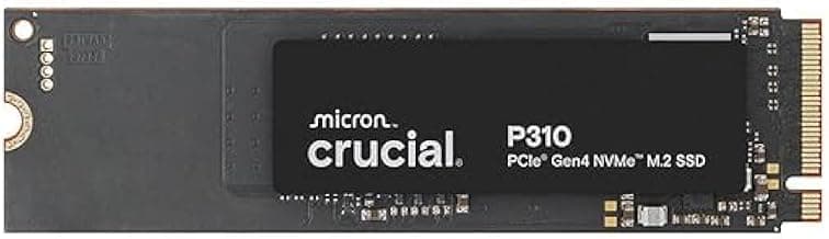 Crucial P310 1TB 2280 PCIe Gen4 3D NAND NVMe M.2 SSD – Up to 7,100 MB/s – Shift up to Gen4 – Internal Solid State Drive (PC) – CT1000P310SSD801