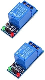 AVS COMPONENTS Single Channel 5v Relay Module with Isolation High Low Level Trigger (2 pcs)