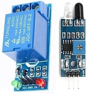 SP Electron 5v 1 Channel Low Level Trigger Relay Module With IR Sensor for Arduno (Set of 1)