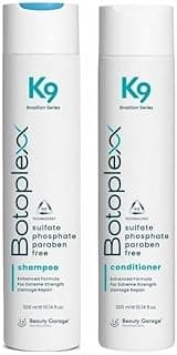 Beauty Garage Botoplex K9 Shampoo And Conditioner For Women | 300ml + 300ml Combo | Sulfate Phosphate Paraben Free Duo With Frizz Control | Shampoo And Conditioner For Color Maintenance