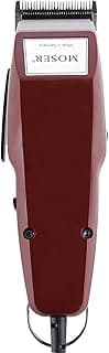 Wahl Unisex 01400-0016 Corded Steel Moser Classic Professional Hair Clipper; 0.7-3 mm; Stainless Steel Star Blades For Precision Cutting; Red