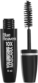 Blue Heaven 10X Volumising Mascara | Waterproof & Smudge Proof | Light Weight Formula | Long Lasting Mascara for Women | Stays Upto 12 Hrs | 8ml Volumizing