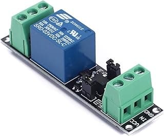 1-Channel 5V Relay Module with Optocoupler Isolation High-Level Trigger Input High Impedance Pin for Rduino UNO MEGA 2560 Project Smart Home Automation DIY Control Board
