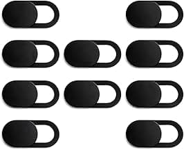 Lapster Laptop Camera Cover Webcam Cover Slider, Ultra Thin Slide Blocker for All Laptop PC Tablet (Pack of 10 pcs)