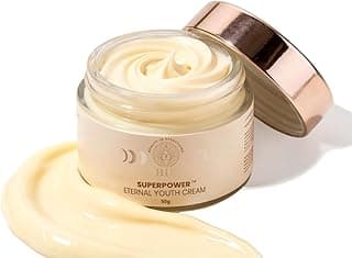 BiE Superpower - Eternal Youth Cream | Anti-Aging Cream with Squalane, Almond Oil & Ginseng Stem Cells | Reduces Wrinkles & Fine Lines | Unisex | For All Skin Types | 50gm