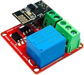 ESP8266 ESP-01 5V WiFi Relay Module, 1 Channel Wireless Smart Switch, IoT Home Automation| Lead-Free PCB | Muonix Electrosystems LLP | Made in INDIA