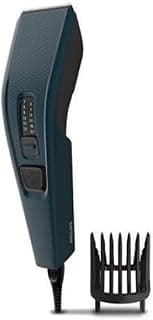 Philips Hair Clipper (Corded) with 13 Length Settings,(3505/15) 41 mm Wide Cutter, Stainless Steel Blades and Trim-n-Flow Technology for Men (Blue)