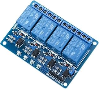 4 Channel DC 5V Relay Module with Optocoupler Compatible with Arduno