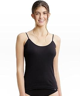 Jockey1487 Women's Super Combed Cotton Rib Camisole with Adjustable Straps and Stay Fresh Treatment