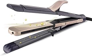 Vega Ionic 3 in 1 Hair Styler for Women with Digital Display 6 Temperature Settings (130–220°C), Hair Straightener, Curler & Crimper with Ionic Technology for Hair Protection,Ceramic Plate, (VHSCC-08)