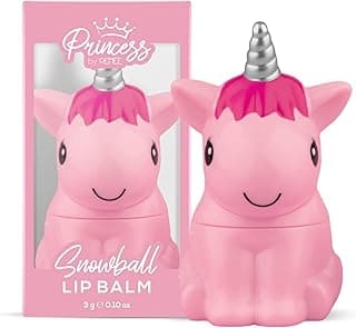 RENEE Princess Snowball Pink Lip Balm | For Pre-Teen Girls | Enriched with Shea Butter, Cocoa Butter & Vitamin E | Cruelty-Free & Vegan | 3Gm