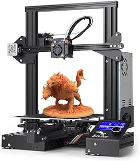 3DINNOVATIONS Creality Ender-3 3D Printer, V-Slot Prusa i3, for Home & School Use, Build Volume 220 X 220 X 250mm