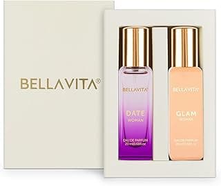 BELLAVITA Date & Glam Women Long Lasting | Perfume for Woman | Gifts for Woman | EDP 2x20ml | Floral, Fruity, Citrusy & Woody Premium Fragrance Floral, Fruity, Wood