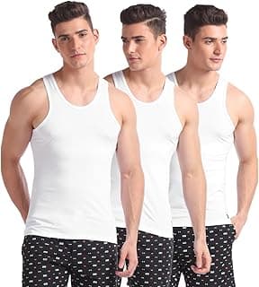 U.S. POLO ASSN.Men Comfort Fit I661 Cotton Vest - Pack of 3