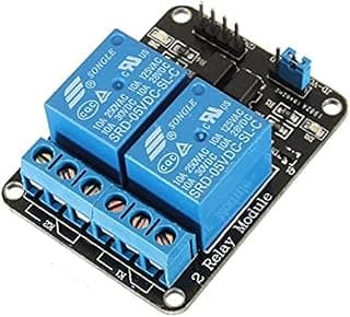Robodo MO24 5V 2Ch 2 Channel Relay Module Ttl Arduno Compatible PIC Arm AVR