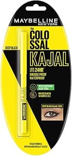 Maybelline New York Kajal, Black, Matte Finish Pencil