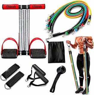 ODDISH; way to fitness Tummy Trimmer Double Spring, Ab Roller, 11 in one,Resistance Tube for Man & Women(Check The Image Carefully Before Buying)
