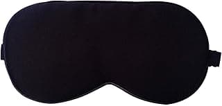 JAGMOOLYA PRODUCTS Sleeping Eye Mask Slip Night Sleep Eye Super Soft & Smooth Travel Masks for Men Women Girls Boys Kids Night Blindfold for Sleep, Meditation, BLACK (SLEEPING EYE MASK)