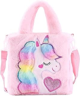 ADISA Unicorn Toddler Bag Princess Cute Crossbody Handbags Gift for Girls