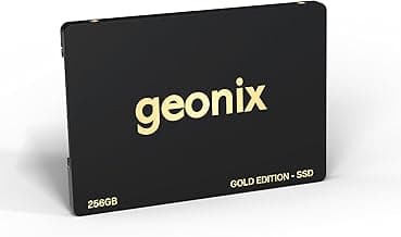 GEONIX SATA 2.5" 256GB Internal Solid State Drive6Gb/s | Fast Performance | Read/Write Speed Upto - 570/500 MB/s | Quad Channel Controller Compatible with PC and Laptop | 5 Years Warranty.
