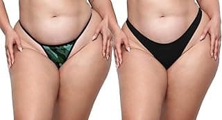 ZOQQBikini Bottoms Set, Thong Panty for Girls & Women's, Pack of 2