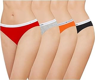 GenericWomen Stretchable Cotton Low Rise Thong Panty for Women Sexy G-String No Panty Lines Under Fitted Outfits Bikini Underwear Combo (Pack of Any Random Colours)