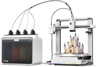 Creality Spark i7 Combo Multicolor 3D Printer with AI Camera, Auto Leveling, 500mm/s High Speed Printing Machine, WiFi, Quick Swap Nozzle - 260 x 260 x 255mm Build Volume for PLA, ABS, PETG, TPU