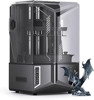 ELEGOO Saturn 4 Ultra 16K Resin 3D Printer with 30°C Flip Lid Intelligent Heating 150 mm/h High Speed Printing Large Print Size 21.9 x 11.9 x 21.9 cm