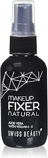 Swiss Beauty Long lasting Misty Finish Professional Makeup Fixer Spray for Face makeup | With Aloe Vera and Vitamin- E | Light weight, quick dry makeup Setting spray |70 ML|
