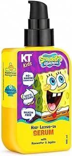 Hair Detangle Serum for Kids 3-12 Years | Rice Water & Jojoba Oil for Frizz Control | 100% Vegan, Pediatrician Certified & FDA Approved | Non-Sticky & Smoothening Hair Care for Boys & Girls | 100ml Hydrating