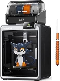 Creality K2 Combo 3D Printer, Multicolor Printing with CFS, Max 600mm/s Printing Speed, Smart Auto Leveling & Al Camera, Next-Gen Direct Drive Extruder, Build Volume 260 * 260 * 260mm