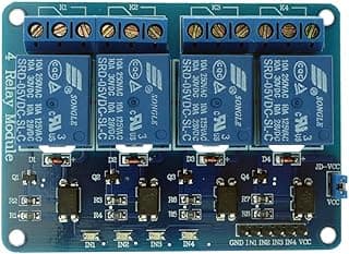 Generic(Unbranded)4-Channel Relay Control Board Module With Optocoupler, 4 Way Relay Module for Arduino