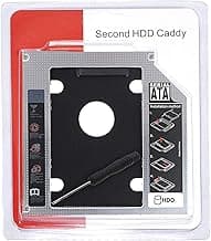 SKYCELL Caddy for SSD & HDD for Optical Bay 2nd Hard Drive Caddy, Caddy 9.5mm for Laptop