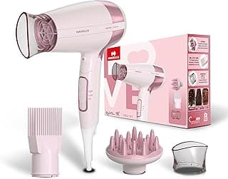 Havells Styling Hair Dryer | 3 Detachable Attachments | Diffuser, Quill-Style Comb & Aerofocus Nozzle | 3 Temperature/ 2 Speed Settings | Cool Shot | 2 Year Guarantee | HD5161