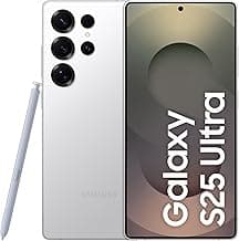 SamsungGalaxy S25 Ultra 5G AI Smartphone (Titanium Whitesilver, 12GB RAM, 512GB Storage), 200MP Camera, S Pen Included, Long Battery Life