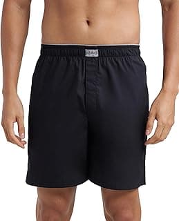 JockeyMC10 Men's Super Combed Mercerized Cotton Woven Fabric Boxer Shorts