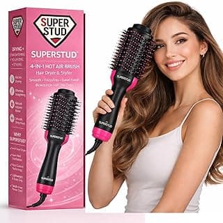 Hot Air Brush For Hair || Hair Dryer for Woman, Hair Straightener, Volumizer, Blow Dryer, Styling Professional 4 In 1 Blow Drying Hair Styler for All Hairstyle