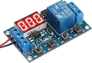 Robocraze DC 6V To 30V One Way Relay Module Delay Power Off Disconnection Trigger Delay Cycle Timing Circuit Switch | 1-Channel Power Relay Module with Adjustable Timing Cycle