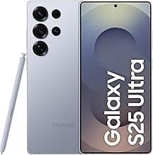 SamsungGalaxy S25 Ultra 5G AI Smartphone (Titanium Silverblue, 12GB RAM, 512GB Storage), 200MP Camera, S Pen Included, Long Battery Life