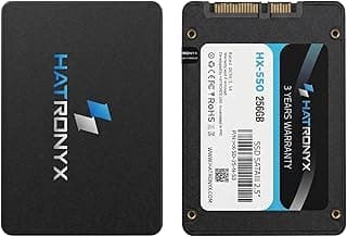 HX-550 256GB 2.5 Inch SATA III Internal SSD with Micron 3D TLC NAND | Up to 560MB/s Read & 518MB/s Write | High Speed SSD for Laptop Desktop Upgrade | 3+3 Year's Extended Warranty