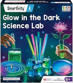 Smartivity Glow Magic Science Kit for Kids Ages 6-8-10-12 Years | 20 Amazing Glow in The Dark Science Experiments I Birthday Gifts for Boys & Girls 6,7,8,9,10,11,12, Years Old