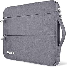 Dyazo Water Resistant Laptop Sleeve/Laptop case/laptop cover with Handle Compatible for 15 Inch to 15.6" Inches laptops & Notebooks - Grey